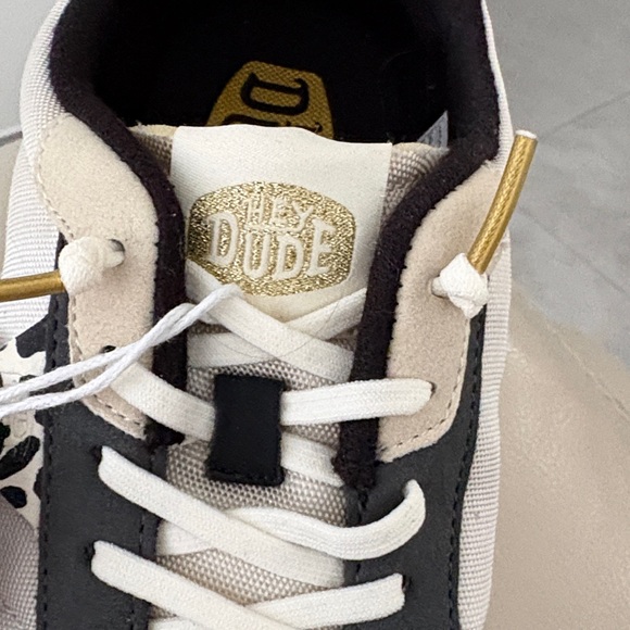 Hey Dude Cream and Black Casual Shoes - Picture 4 of 6